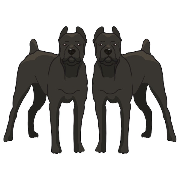 Cane Corso Dog Decal, Dog Lover Decor Vinyl Sticker